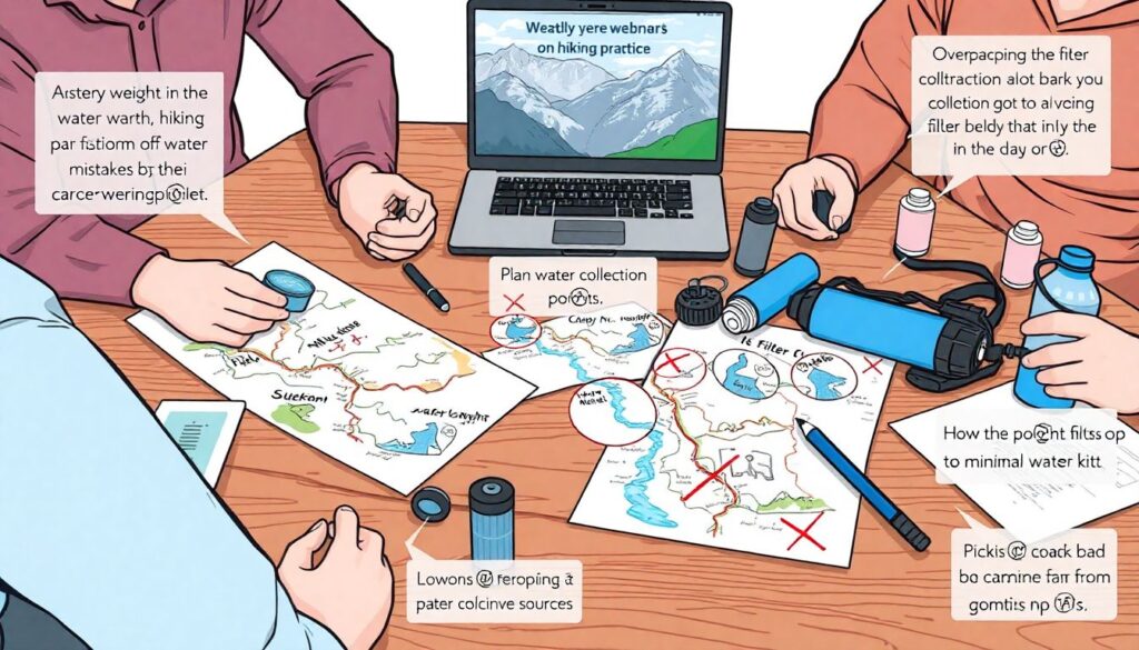 Лайфхаки по экономии воды в походе - иллюстрация