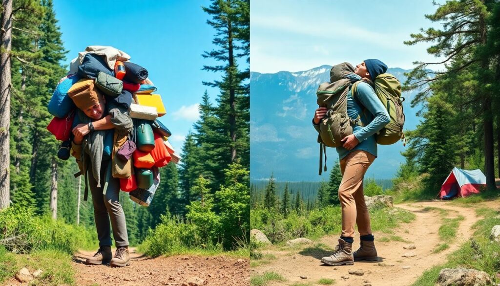 Список вещей для похода на 2 дня без стресса - иллюстрация