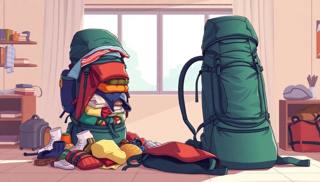 Как выбрать рюкзак под длительный поход: объём, вес, комфорт - иллюстрация