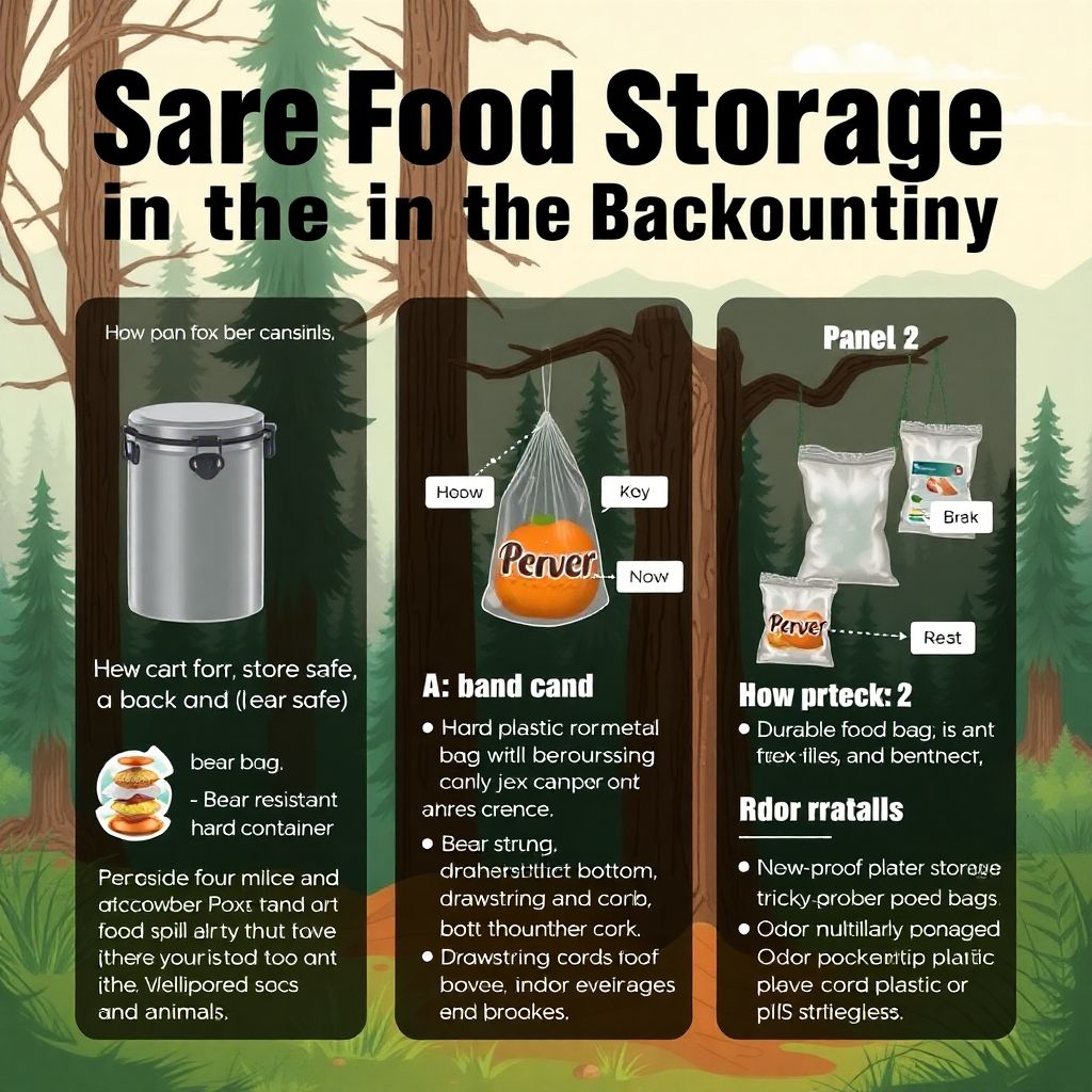 Как хранить еду в походе и избежать зверей: безопасные способы хранения
