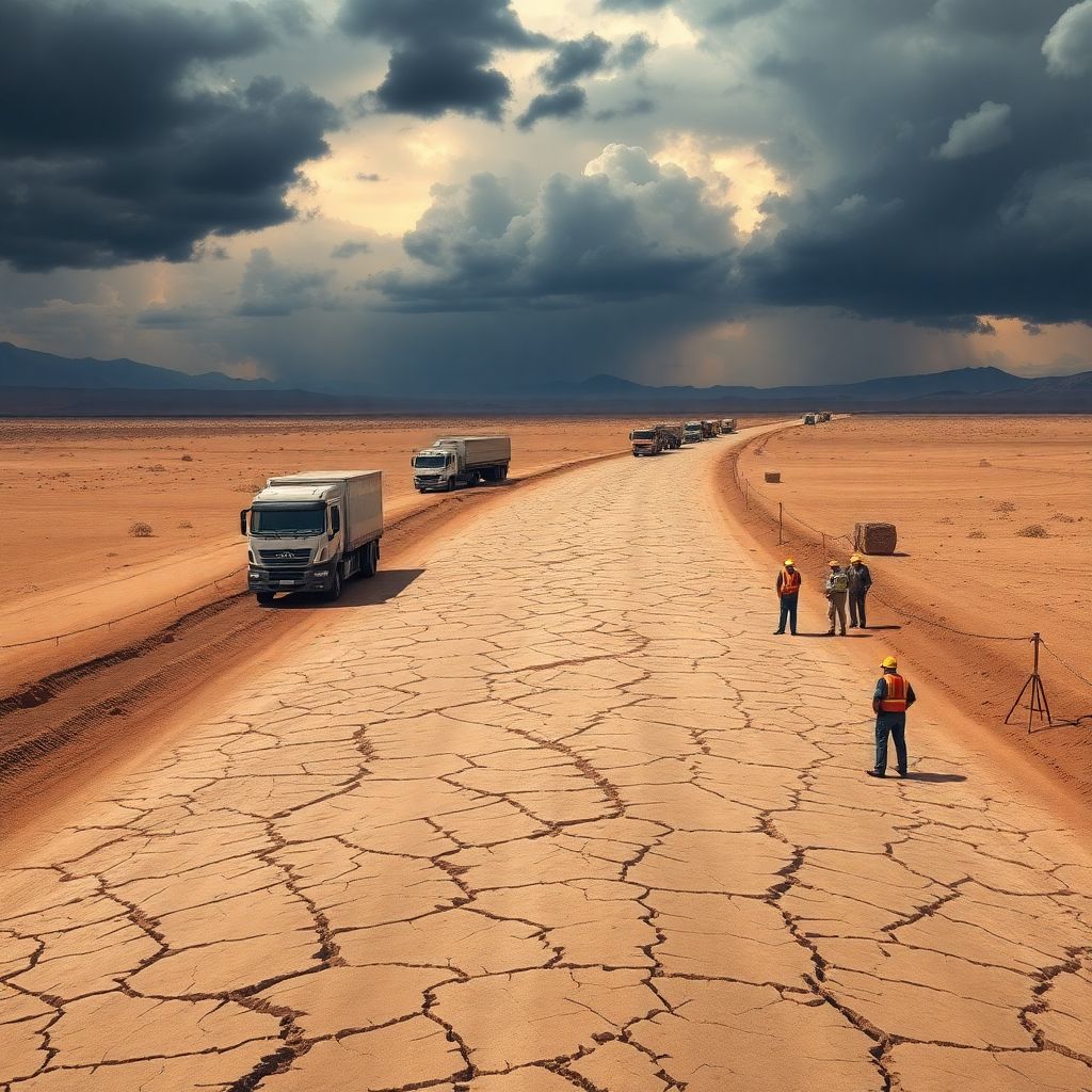 Как оцепить и обезопасить маршрут от высохших рек в сложных условиях