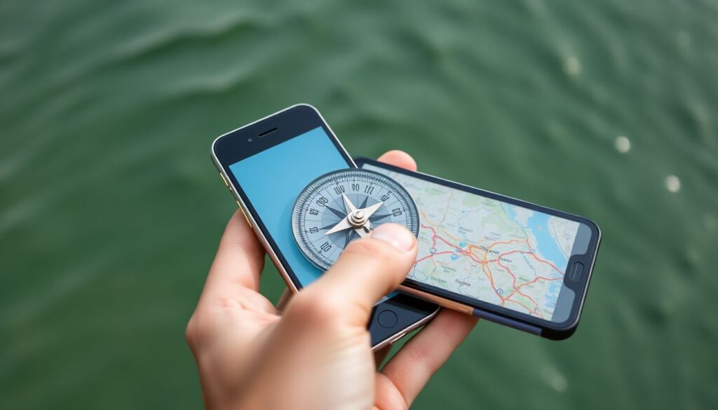 Маршруты по маршрутам вдоль рек и каналов - иллюстрация