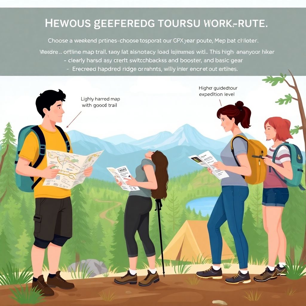 Как выбрать лучший походный маршрут на выходные: советы для новичков