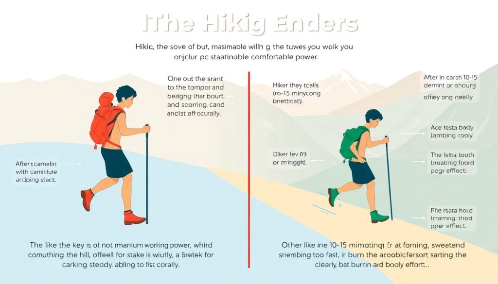 Как правильно распределить силы в длительном походе - иллюстрация