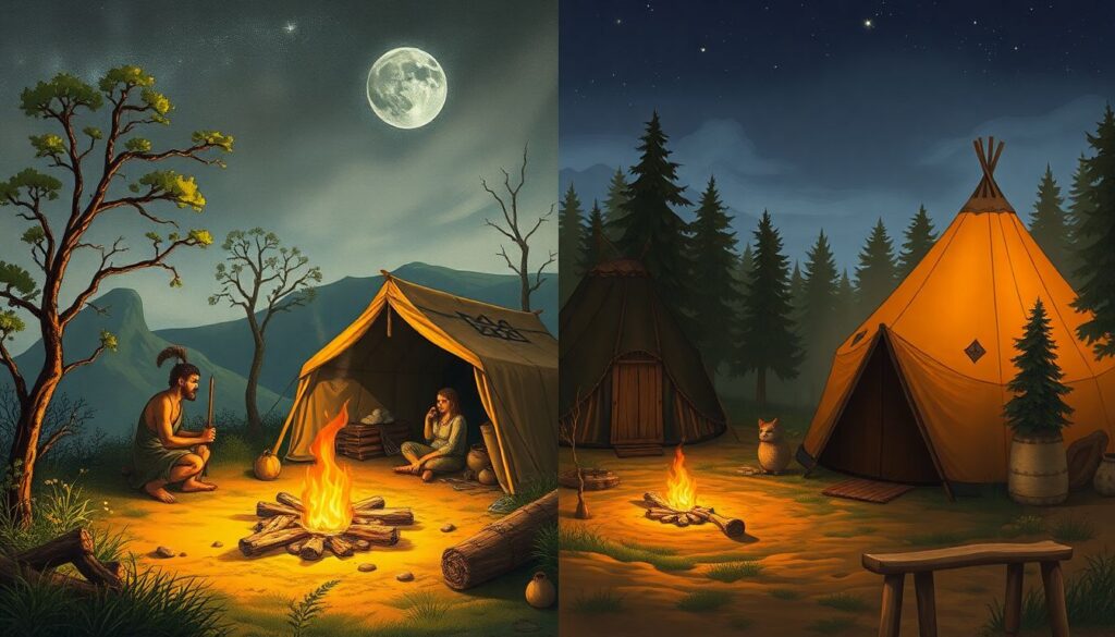 Особенности ночёвки в походе: палатки, тенты и карманные обогреватели - иллюстрация