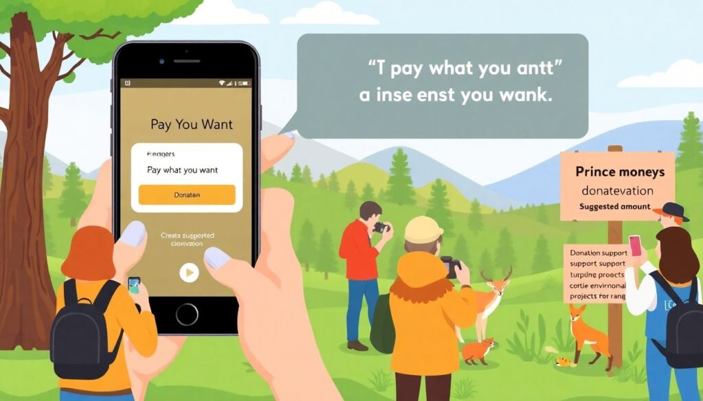 Маршруты по национальным паркам с аудио-гидом - иллюстрация