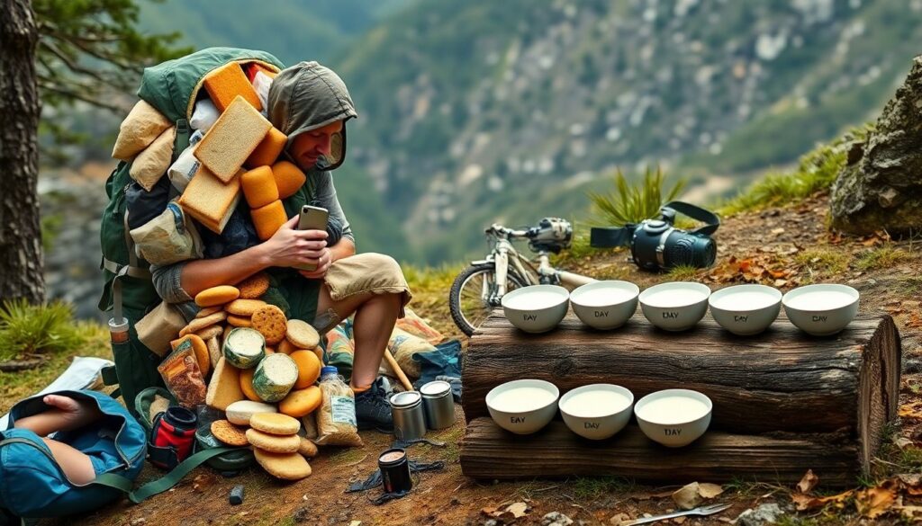 Как рассчитать рацион питания для похода на неделю - иллюстрация