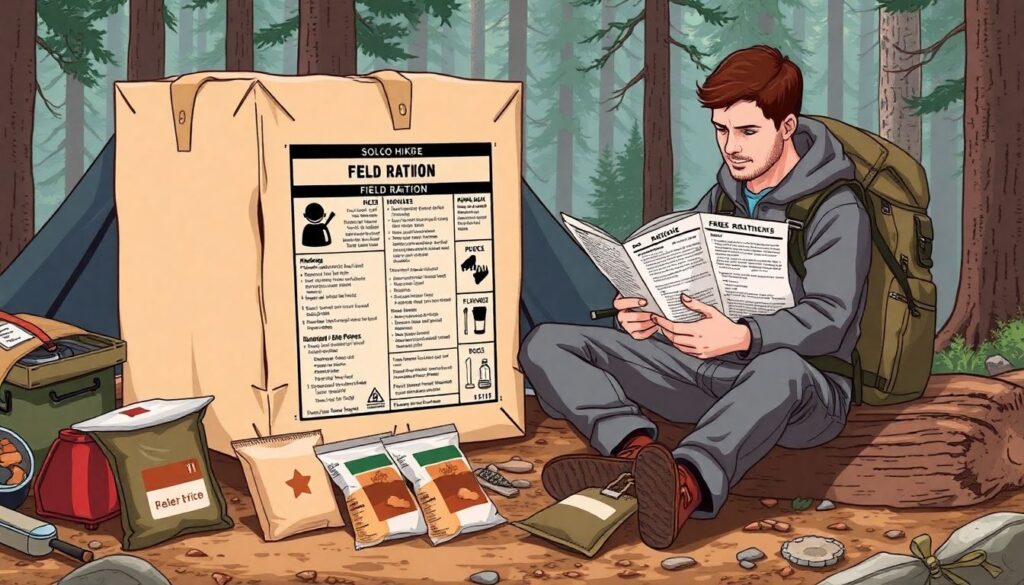 Как рассчитать рацион питания для похода на неделю - иллюстрация