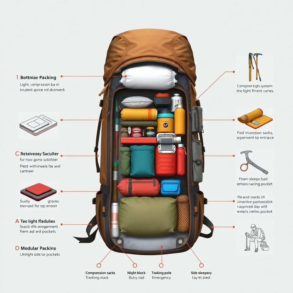 Эффективная сборка рюкзака: как найти баланс веса и удобной доступности вещей