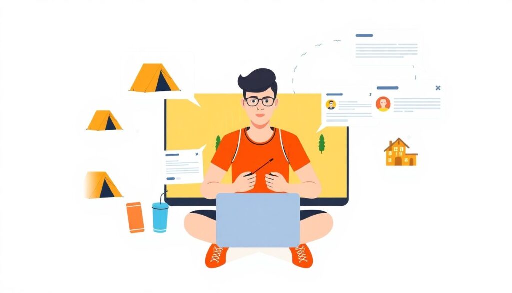 Гид по ночёвке в марафоне за городом - иллюстрация