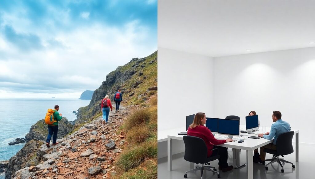 Маршруты по побережью и морским берегам: безопасные тропы - иллюстрация