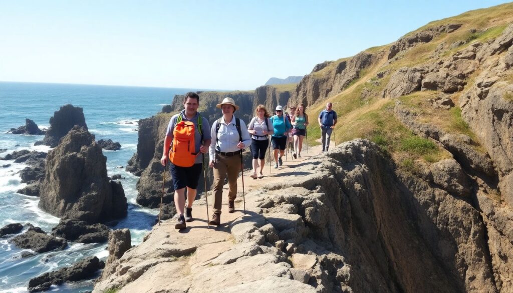 Маршруты по побережью и морским берегам: безопасные тропы - иллюстрация