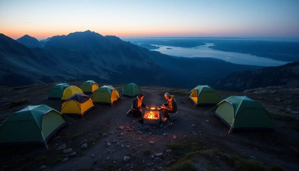 Гид по туристическим приёми и этикету в походах - иллюстрация