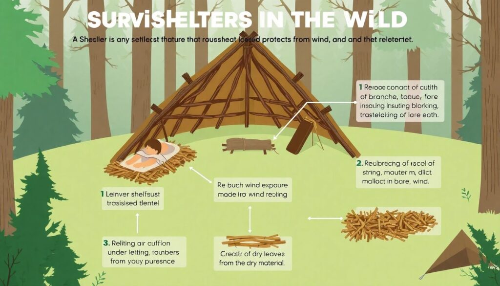 Гид по выживанию в дикой природе: основы и примеры ситуаций - иллюстрация