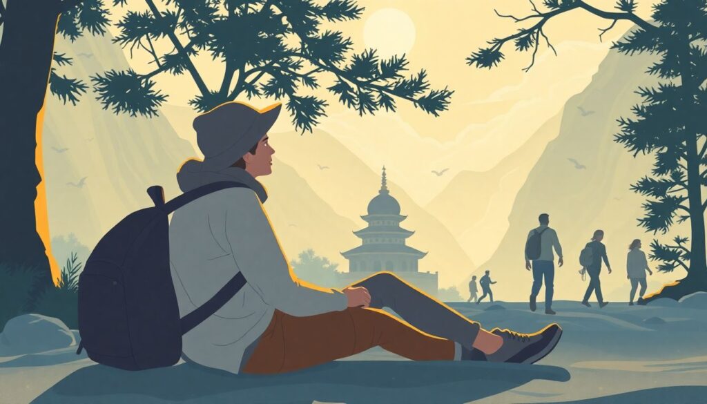 Походные маршруты с посещением культурных объектов вокруг заповедников - иллюстрация