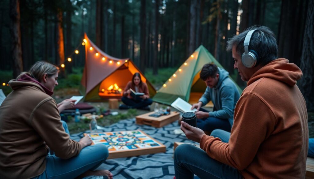 Как снизить шум в кемпинге и не мешать диким животным - иллюстрация