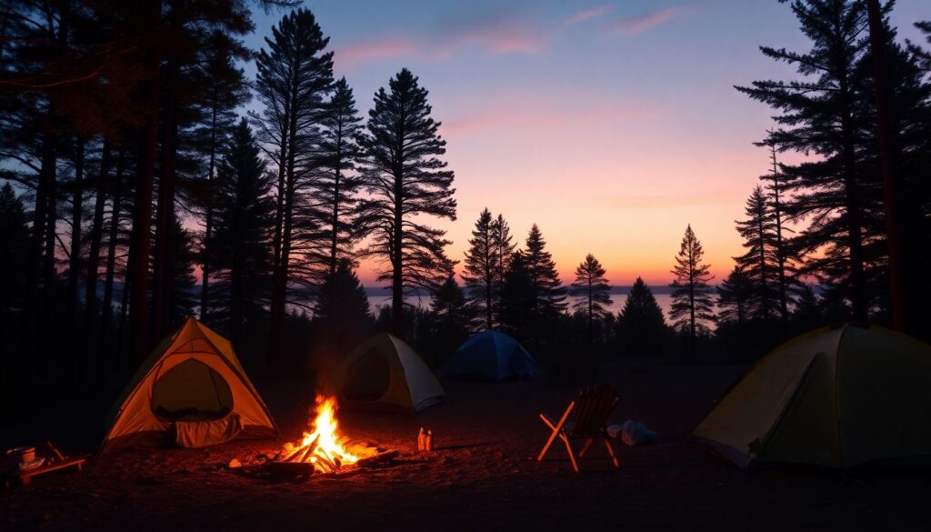 Как снизить шум в кемпинге и не мешать диким животным - иллюстрация