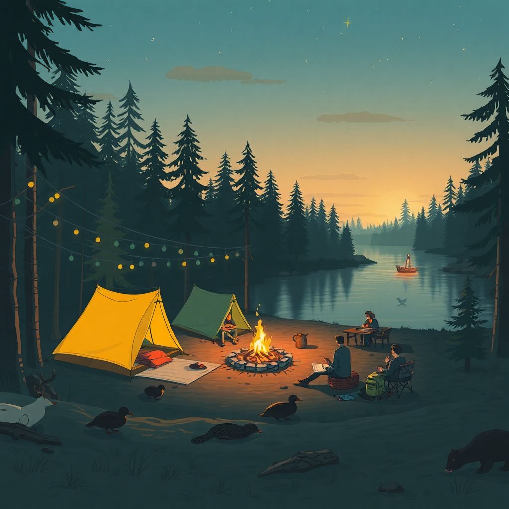 Как снизить шум в кемпинге и не мешать диким животным во время отдыха