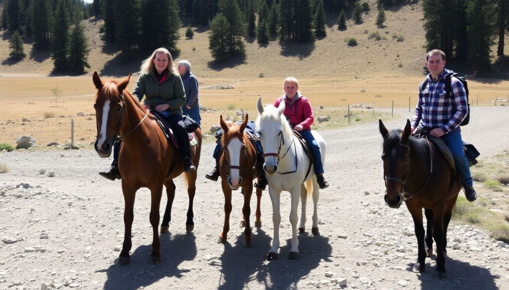 Гид по подготовке к передвижению на лошади и ослах в походах - иллюстрация