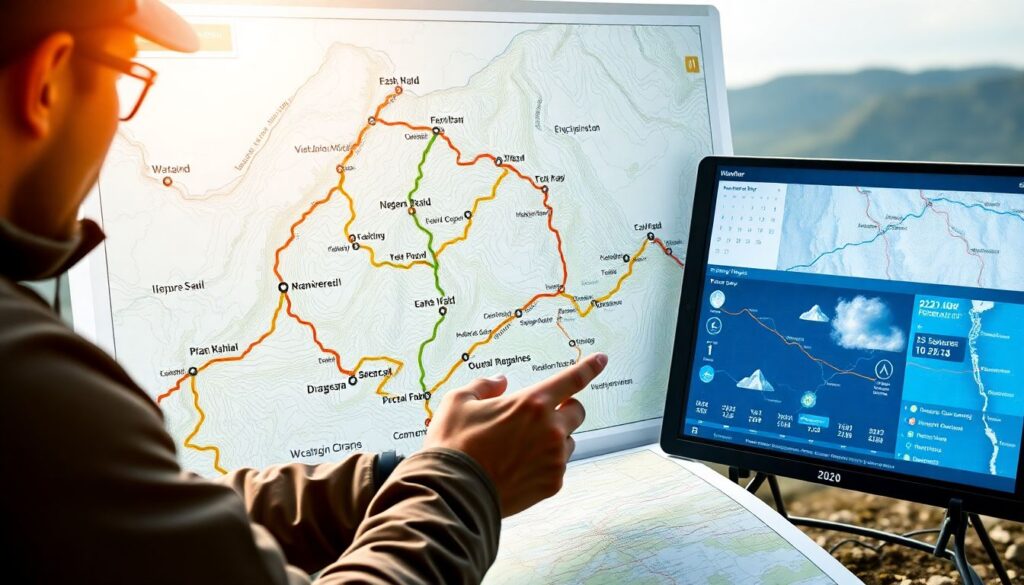 Как учесть климатические изменения в планировании похода - иллюстрация