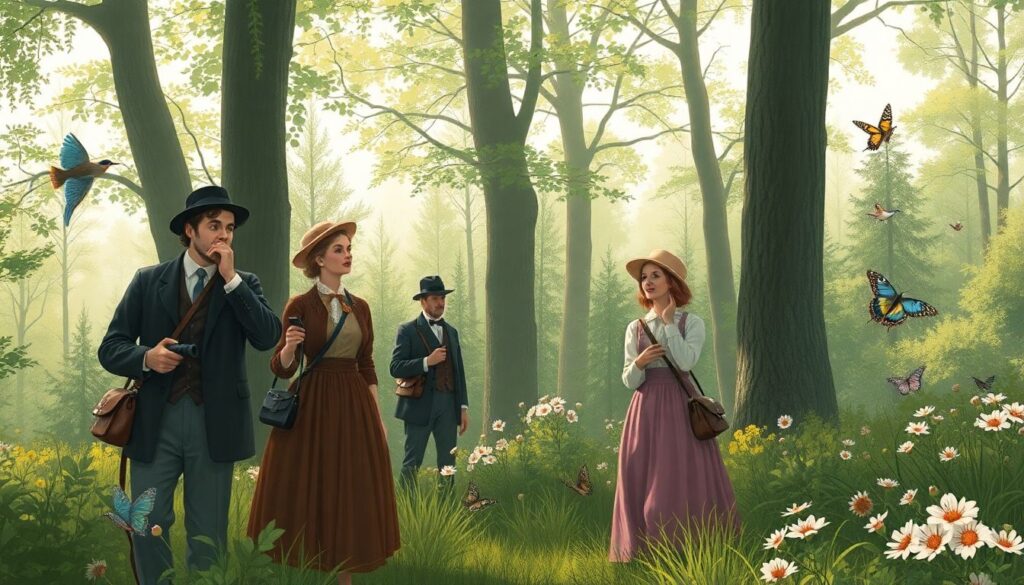 Путеводитель по тропам бабочек и птиц в походах - иллюстрация