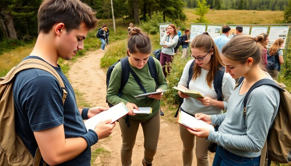 Экологический контроль и мониторинг природы во время походов - иллюстрация