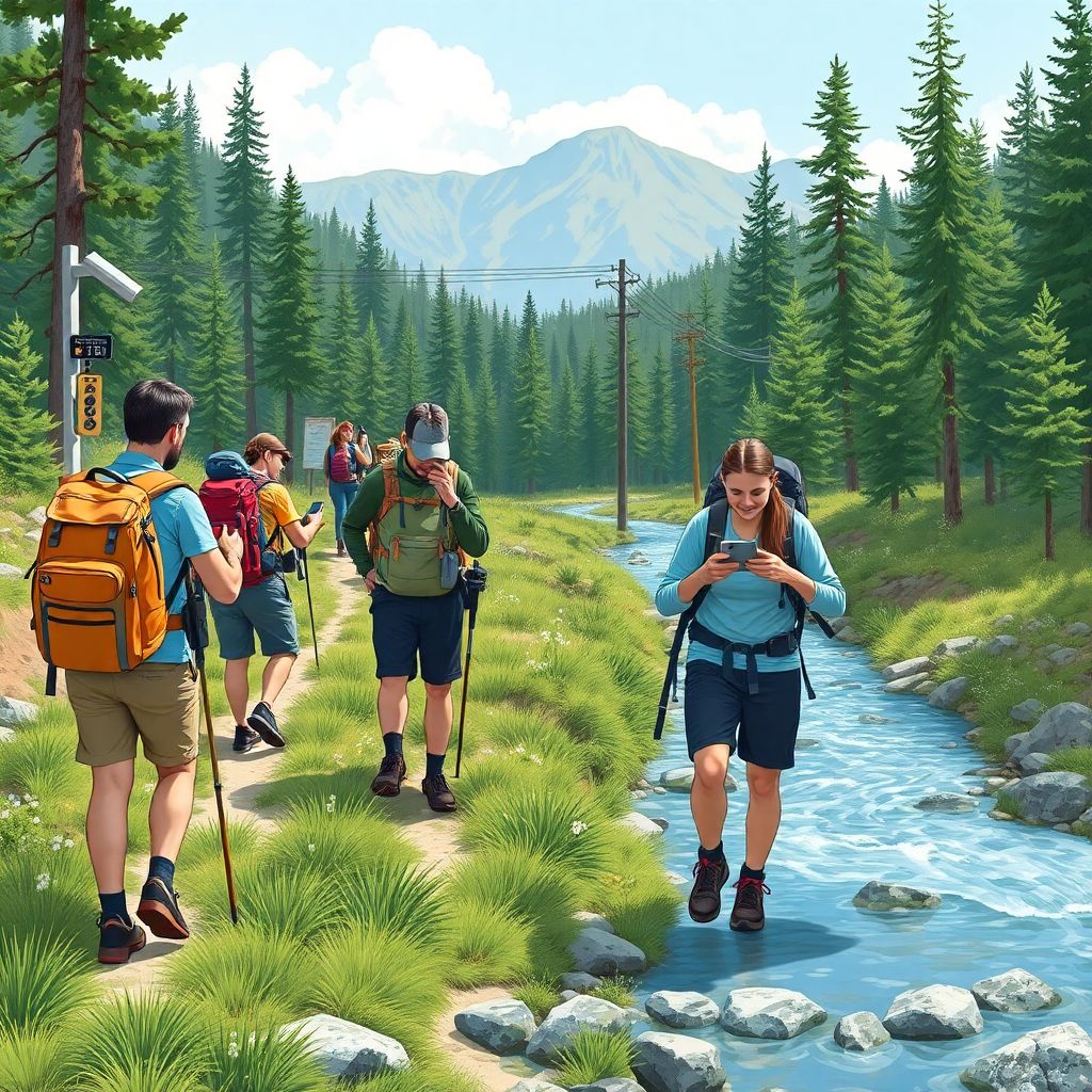 Экологический контроль и мониторинг природы во время походов для туристов