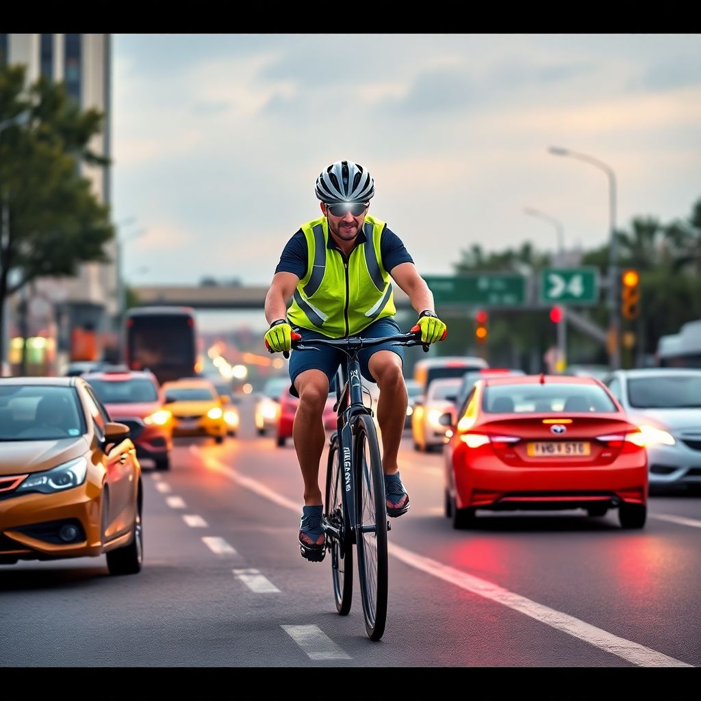 Безопасная езда на велосипеде по городу и трассам: гид для начинающих
