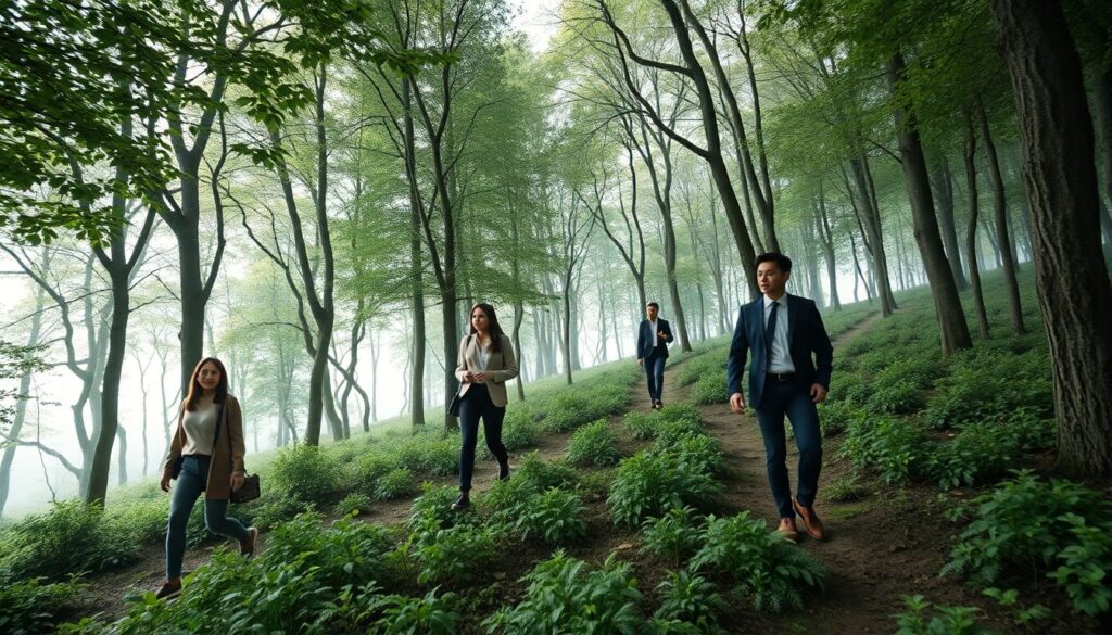 Как организовать поход по слепым тропам и лабиринтам - иллюстрация