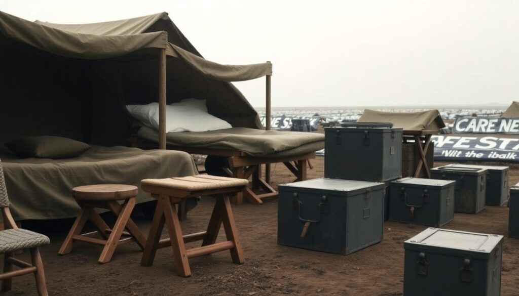 Гид по выбору походной мебели и комфортных мест для отдыха - иллюстрация