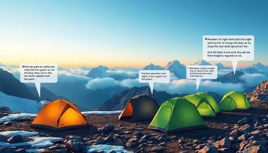 Как выбрать палатку для походов в суровые климатические пояса - иллюстрация