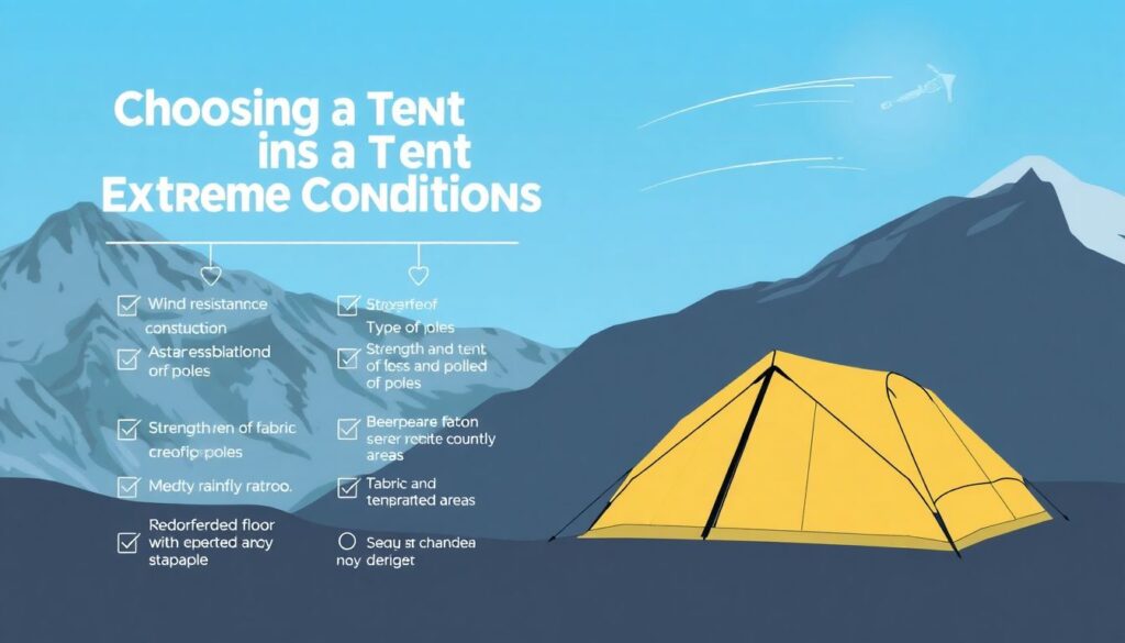 Как выбрать палатку для походов в суровые климатические пояса - иллюстрация