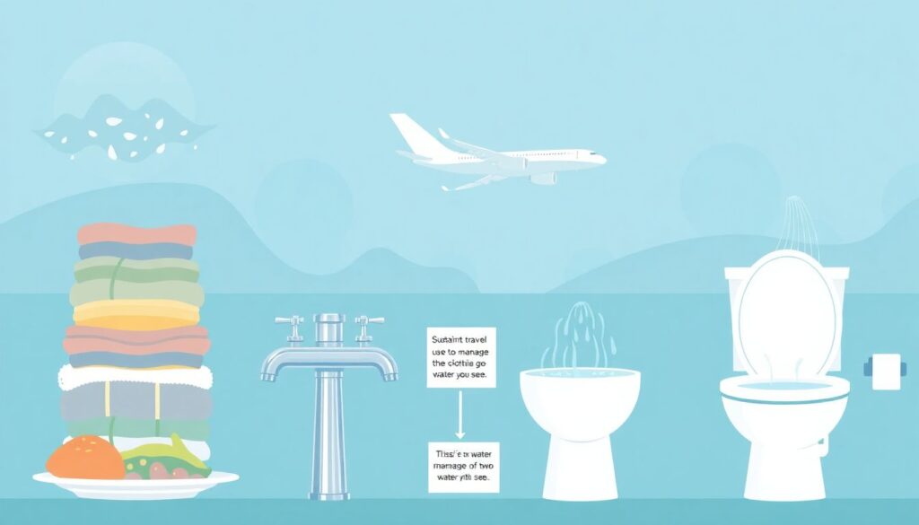 Гид по устойчивому туризму: минимизация отходов и водоснабжения - иллюстрация