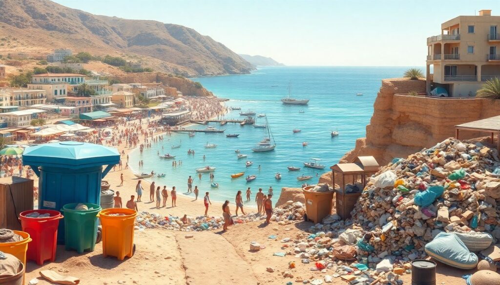 Гид по устойчивому туризму: минимизация отходов и водоснабжения - иллюстрация