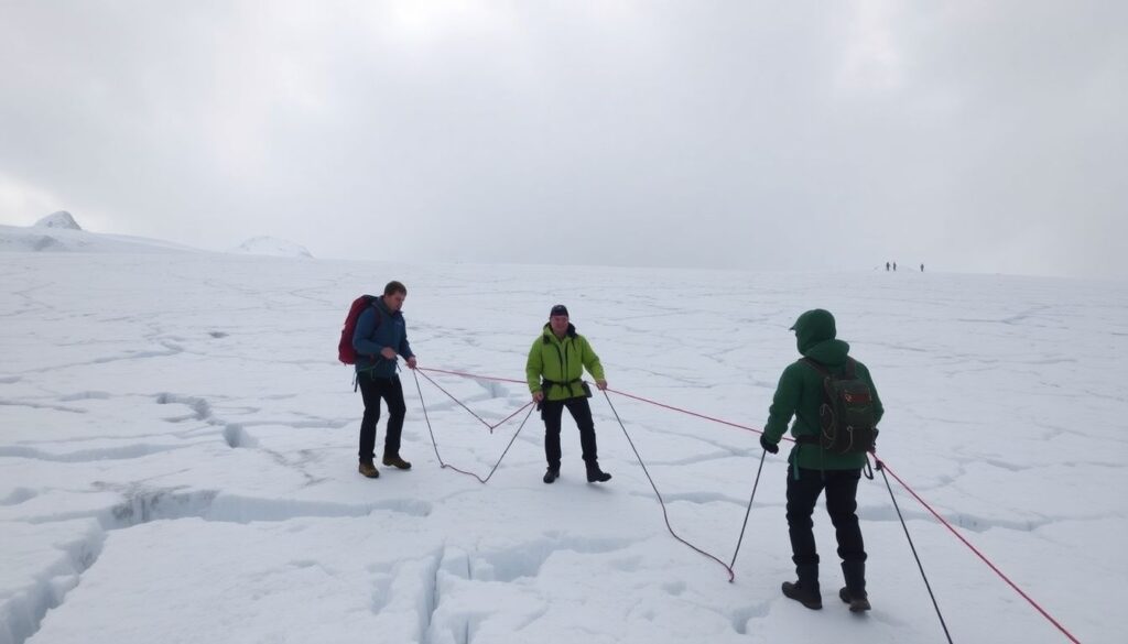 Маршруты по ледниковым тропам: риски и оборудование - иллюстрация