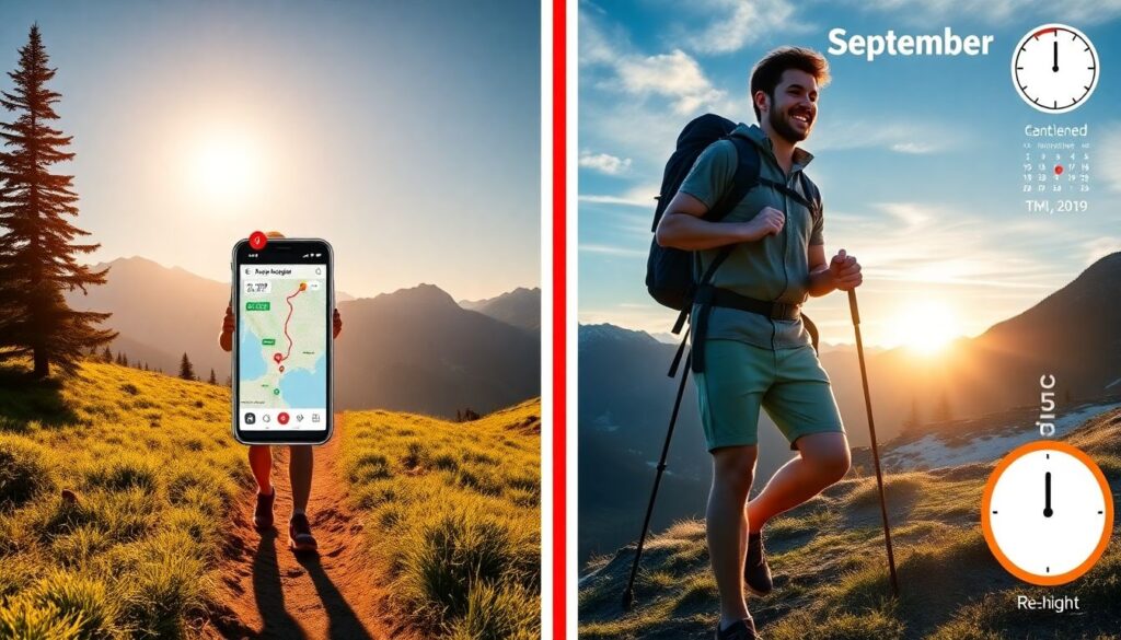 Как спланировать поход с учетом сезонных суточных изменений - иллюстрация