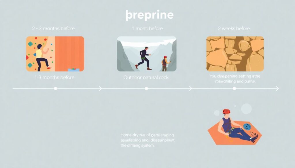 Гид по маршрутам для скалолазания в походах - иллюстрация