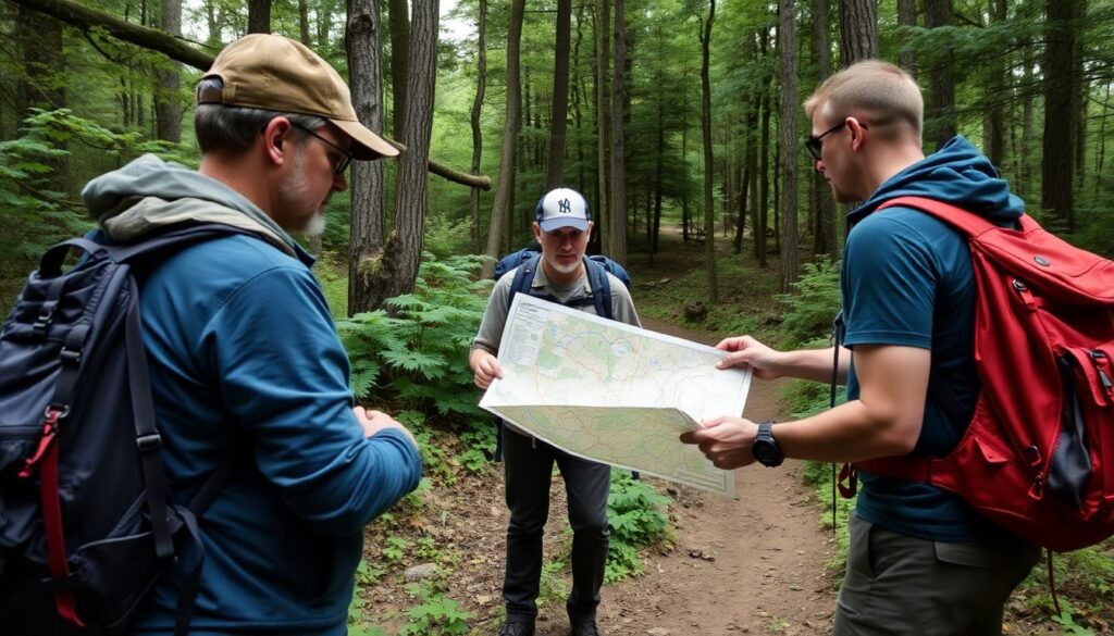 Маршруты по холмам и буграм для спокойного отдыха - иллюстрация