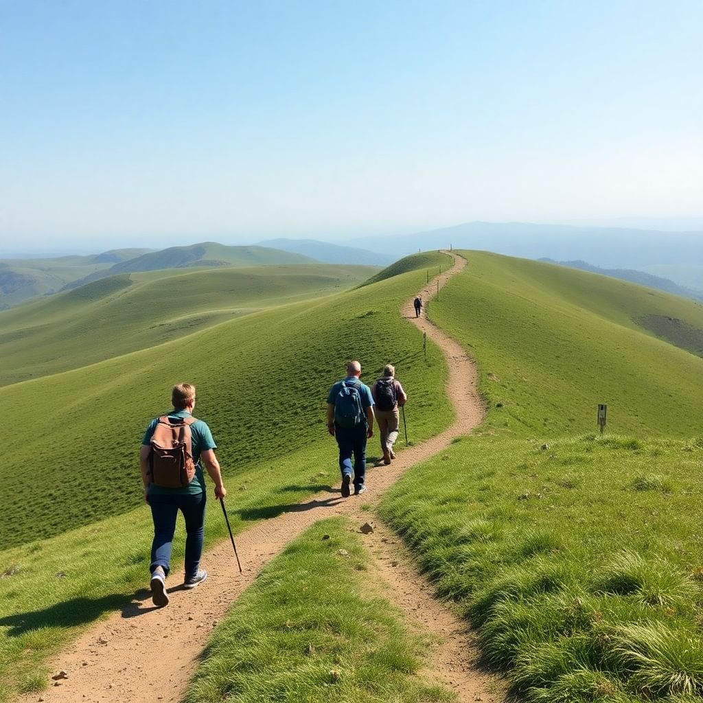 Маршруты по холмам и буграм для спокойного отдыха на природе