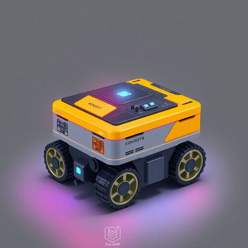 Робот Пылесос Промышленный для Чистоты Склада с KOKOBOTS S7 AMR