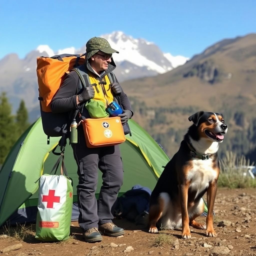 Как подготовиться к походам с палаткой и собакой: снаряжение и советы